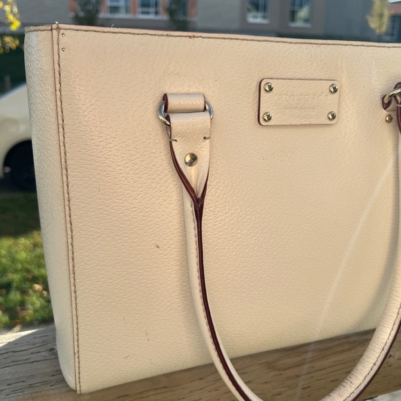 Vintage Kate Spade White Shoulder Bag - Picture 2 of 4